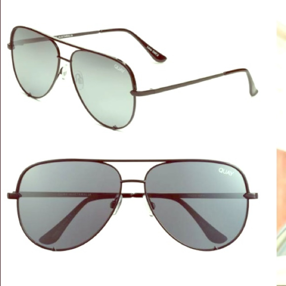 Quay high-key sunglasses with case
